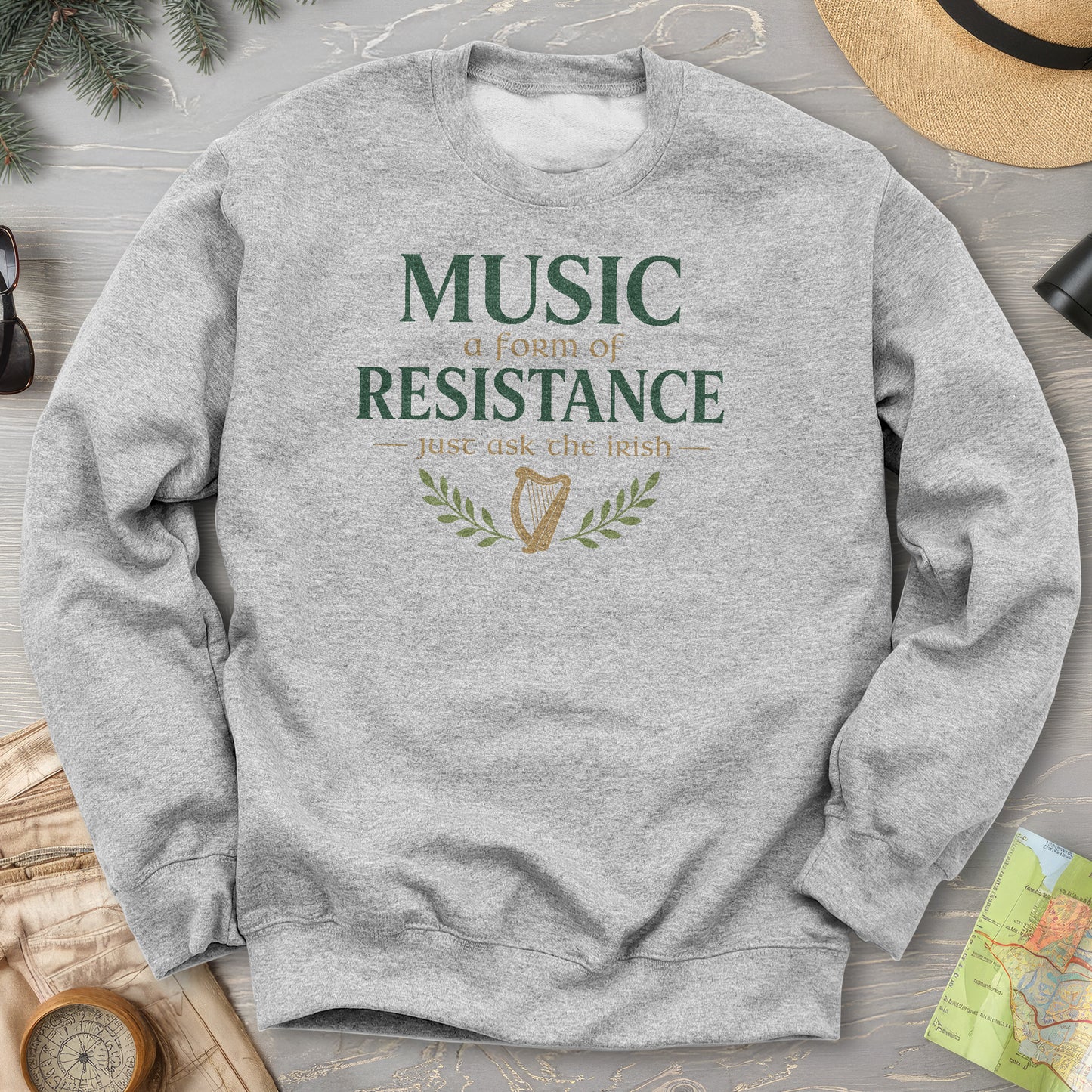 Music Resistance Irish Sweatshirt