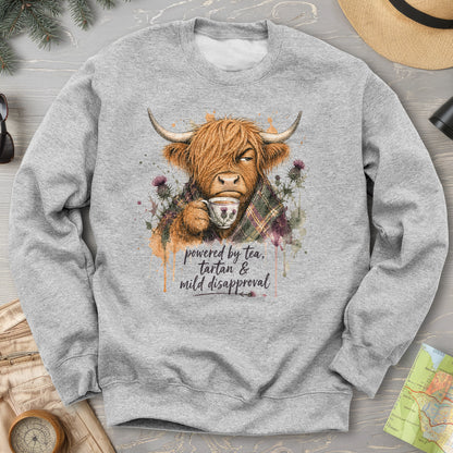 Mild Disapproval Tartan Sweatshirt