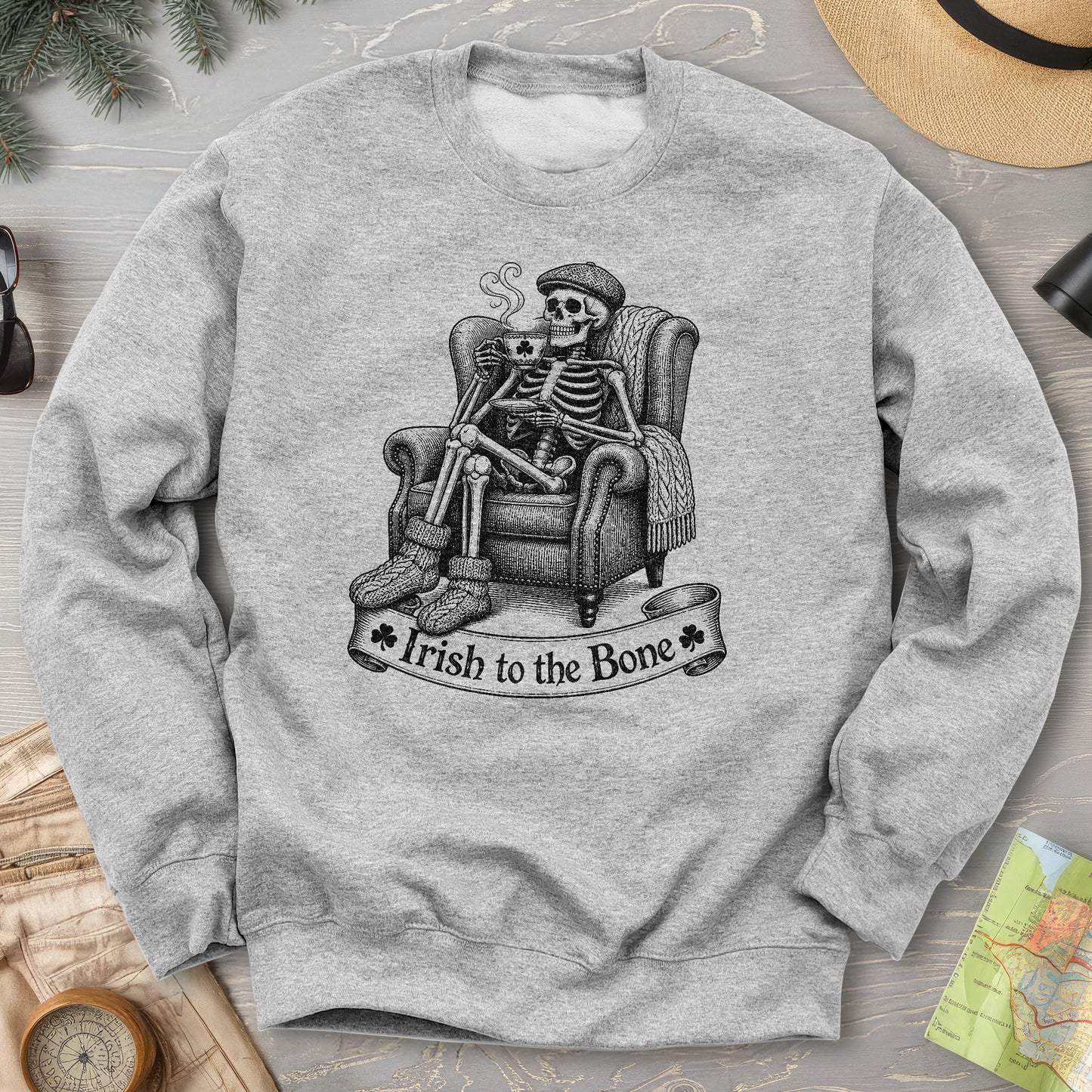 Irish Bone Tea Sweatshirt