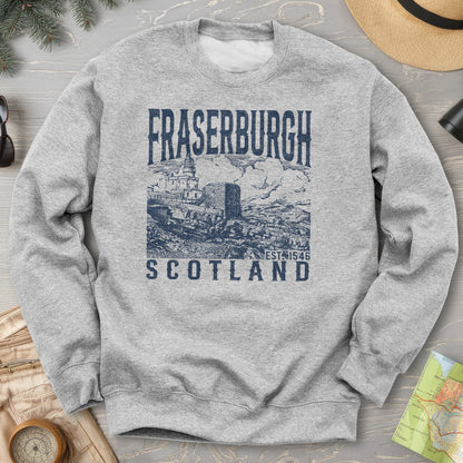 Fraserburgh Scotland Sketch Sweatshirt