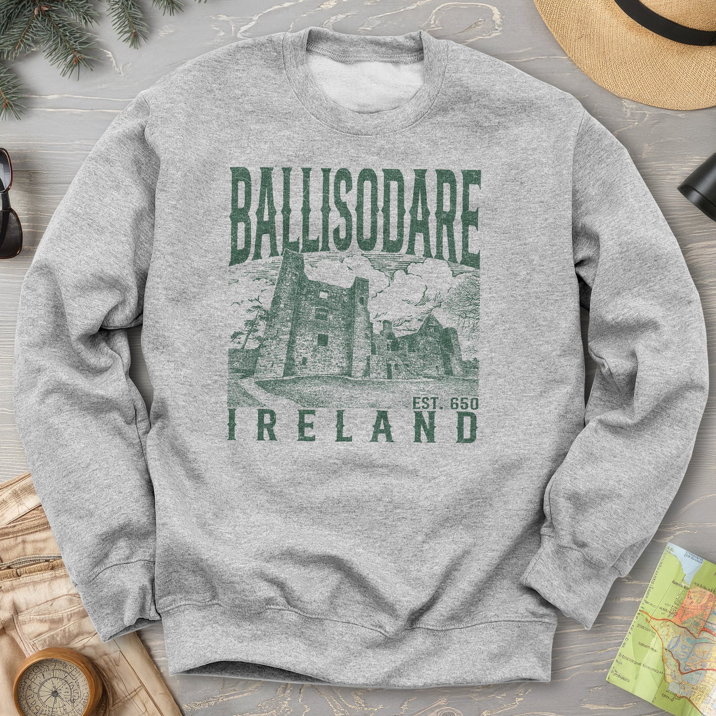 Ballisodare Ireland Sketch Sweatshirt