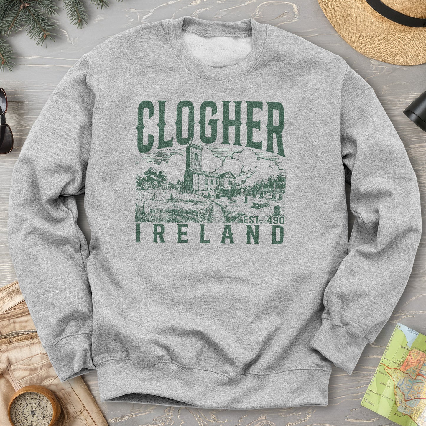Clogher Ireland Sketch Sweatshirt