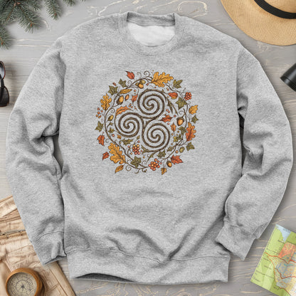 Celtic Autumn Spiral Sweatshirt