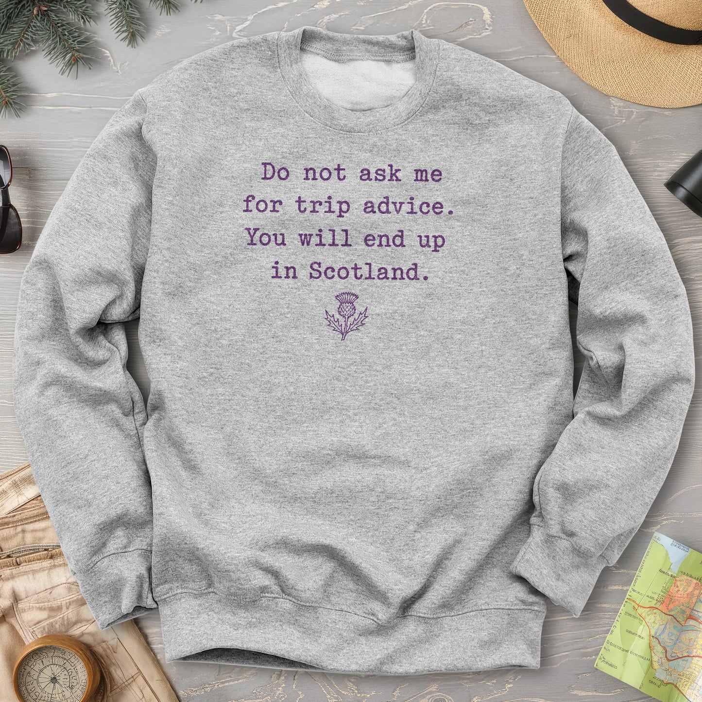 Trip Advice Scotland Sweatshirt