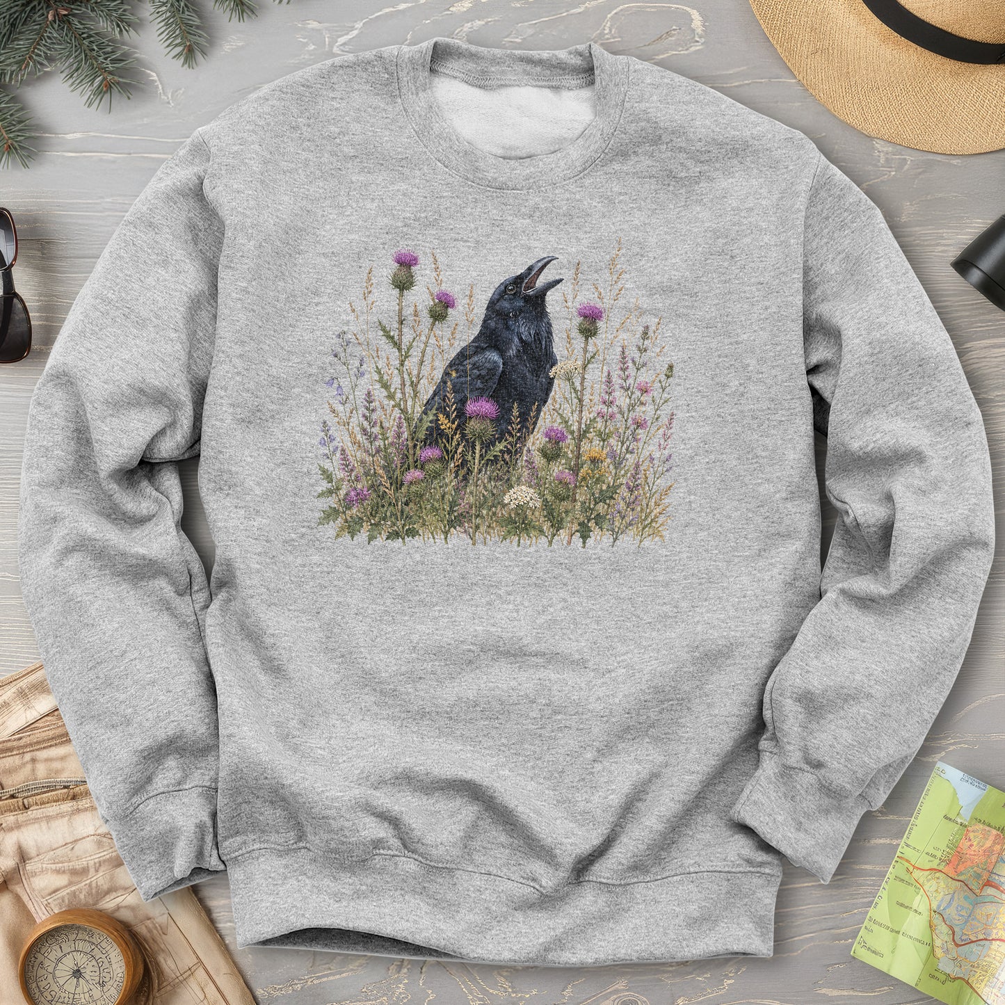 Botanical Raven Sweatshirt