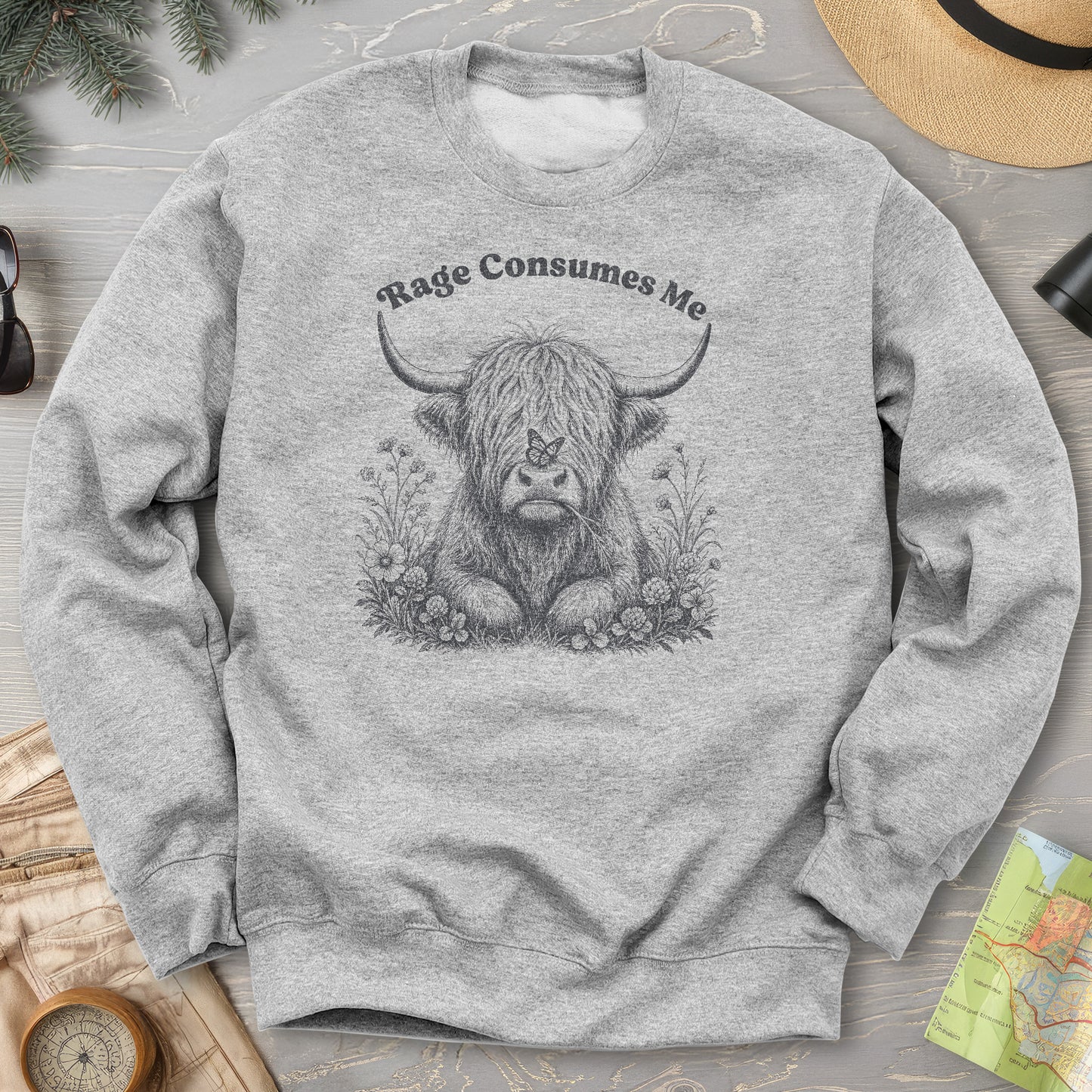 Raging Coo Monogram Sweatshirt