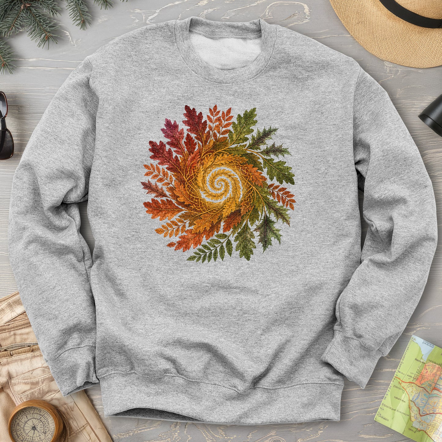 Autumn Spiral Sweatshirt