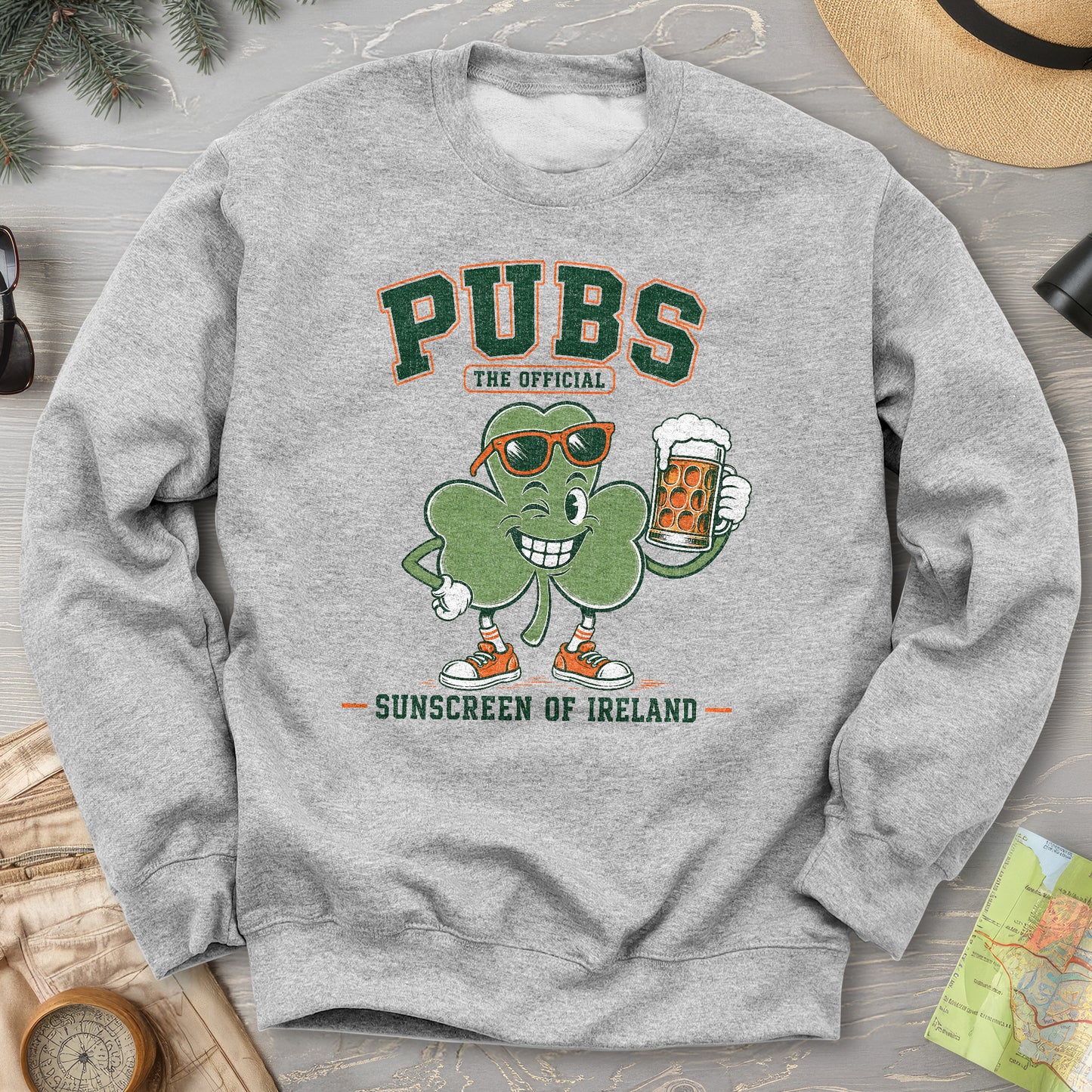 Pubs Irish Sunscreen Sweatshirt