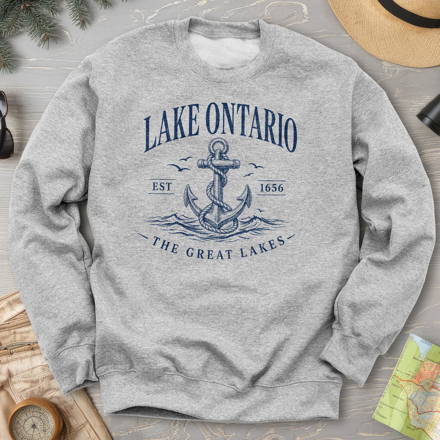 Lake Ontario Anchor Sweatshirt