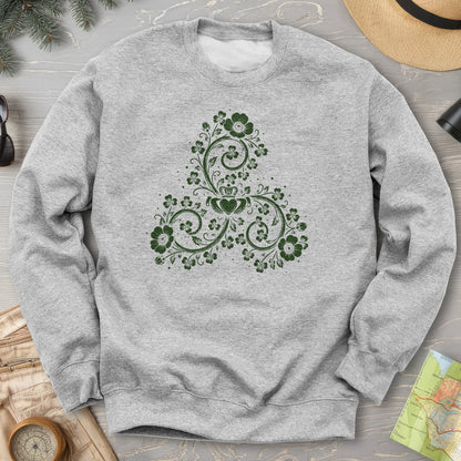 Triskele Shamrock Spiral Sweatshirt