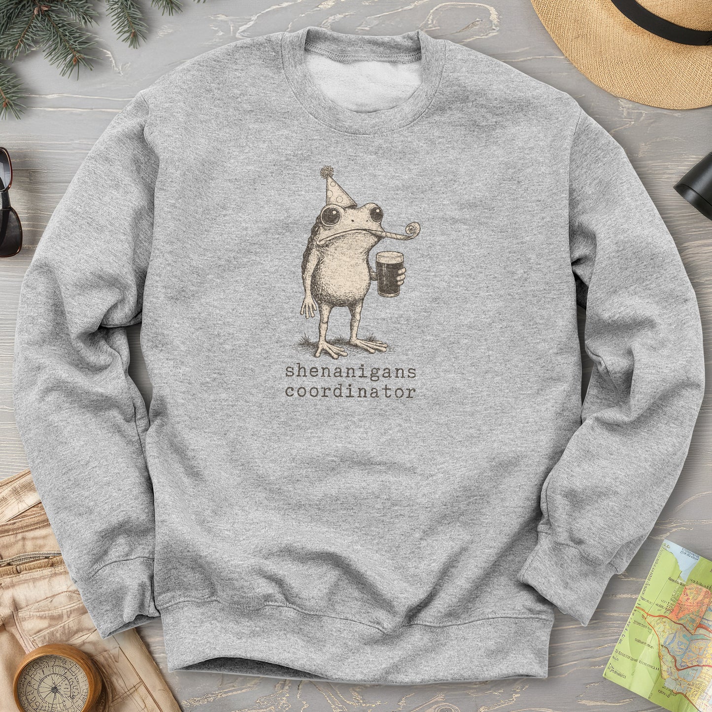 Shenanigans Coordinator Frog Sweatshirt