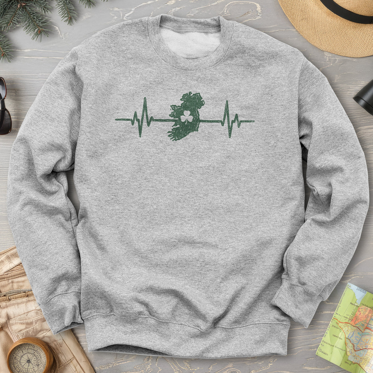 Ireland Heartbeat Sweatshirt