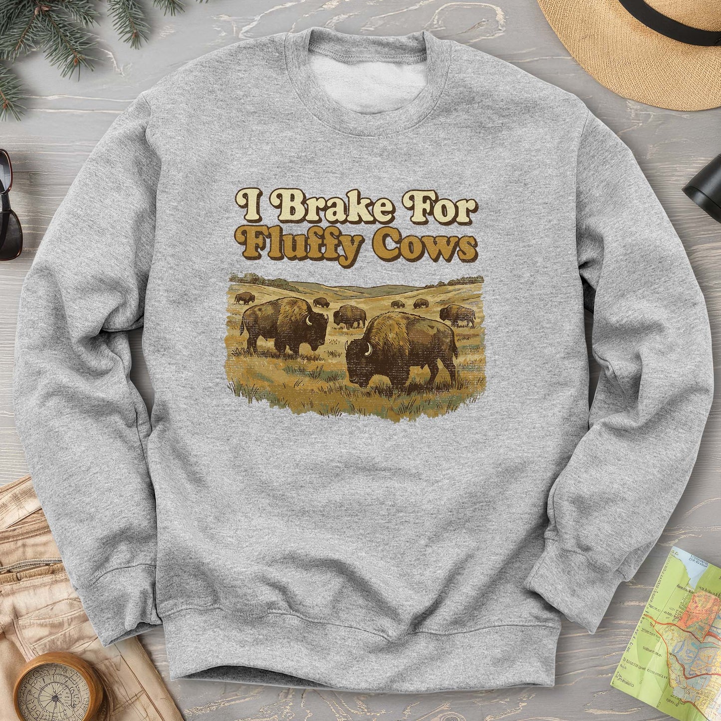 Fluffy Cow Brake Sweatshirt