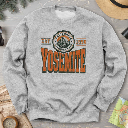 Yosemite Retro Scoop Sweatshirt - Yosemite_Retro_Varisty_V01