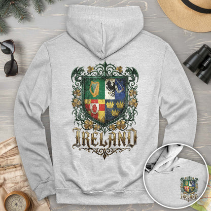 Irish Gothic Arms Front/Back Print Hoodie