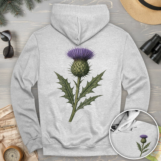 Thistle of Scotland Front/Back Print Hoodie