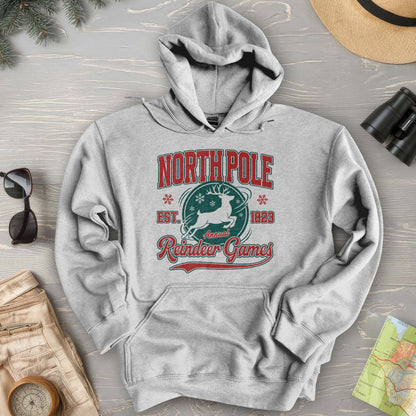 North Pole Annual Reindeer Games Hoodie