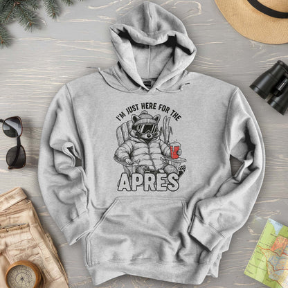 Just Here for the Apres "Raccoon" Hoodie