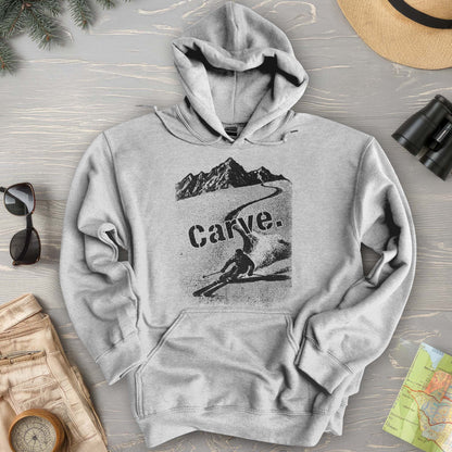 Carve Ski Print Hoodie