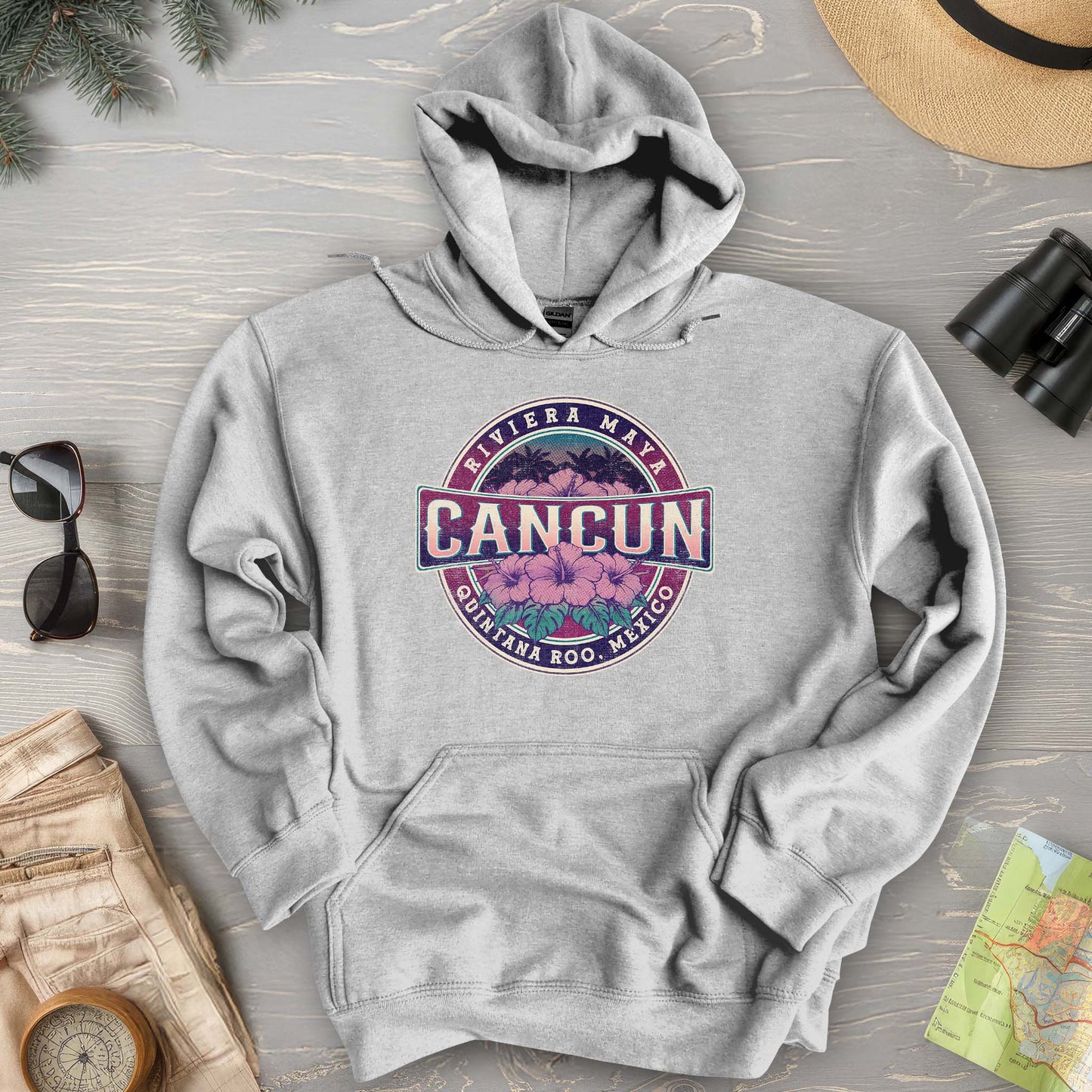Cancun Badge Hoodie