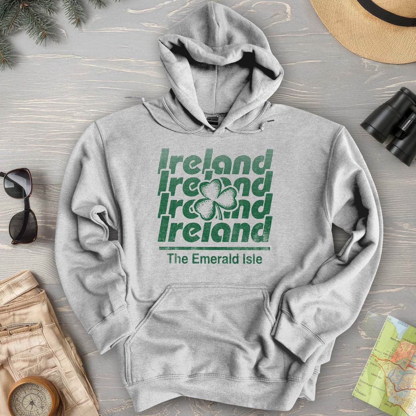 Ireland Retro Echo Hoodie