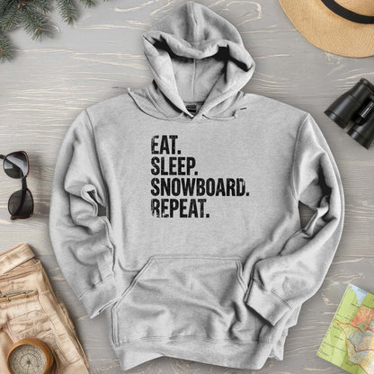 Eat Sleep Snowboard Hoodie