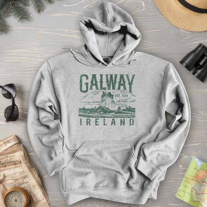 Galway Ireland Vintage Print Hoodie