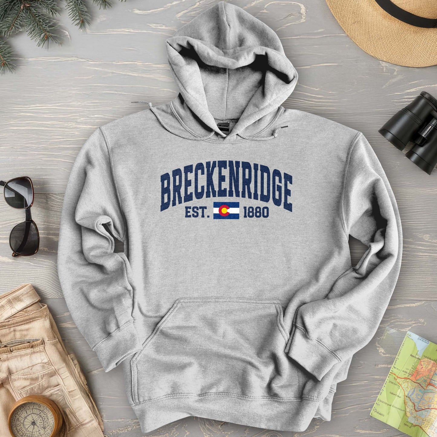Breckenridge Colorado Varsity Hoodie