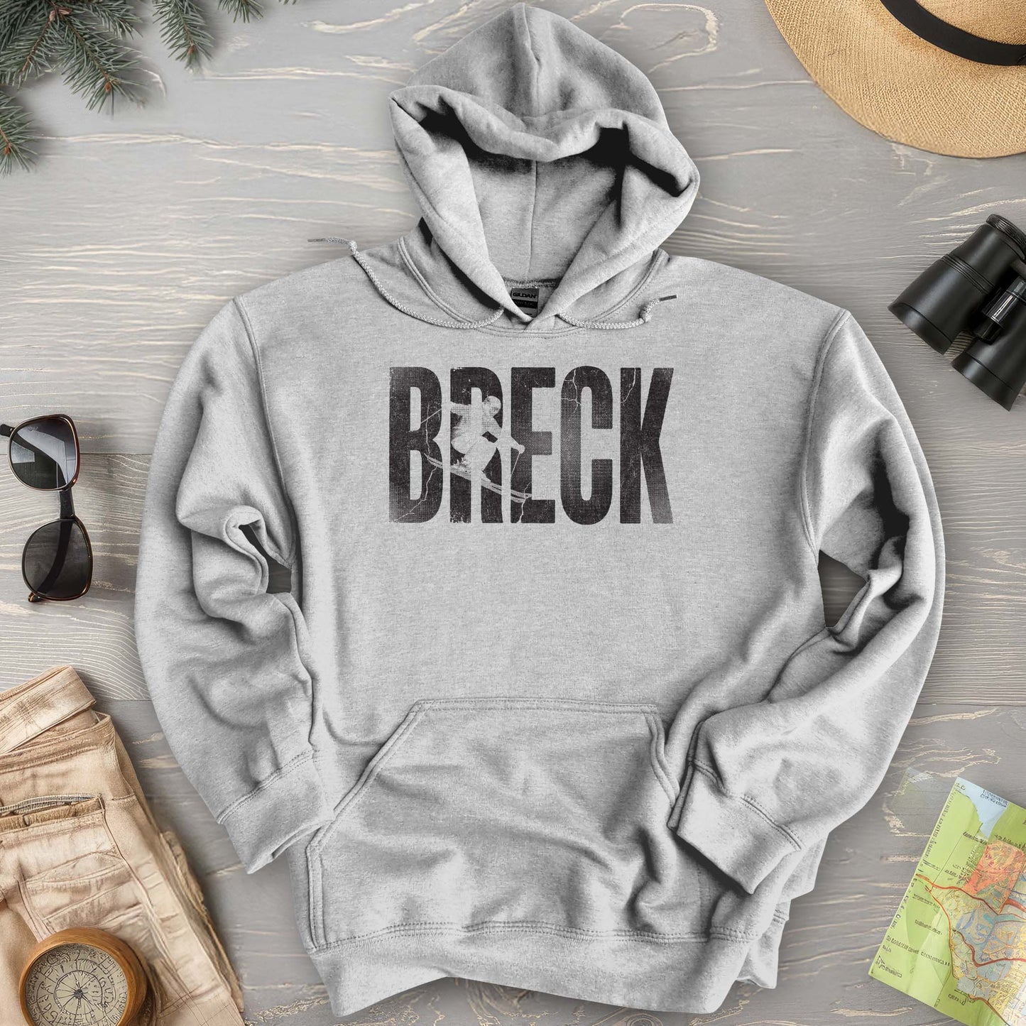 BRECK Skier Hoodie