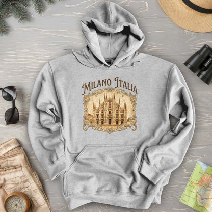 Duomo di Milano Sepia Hoodie