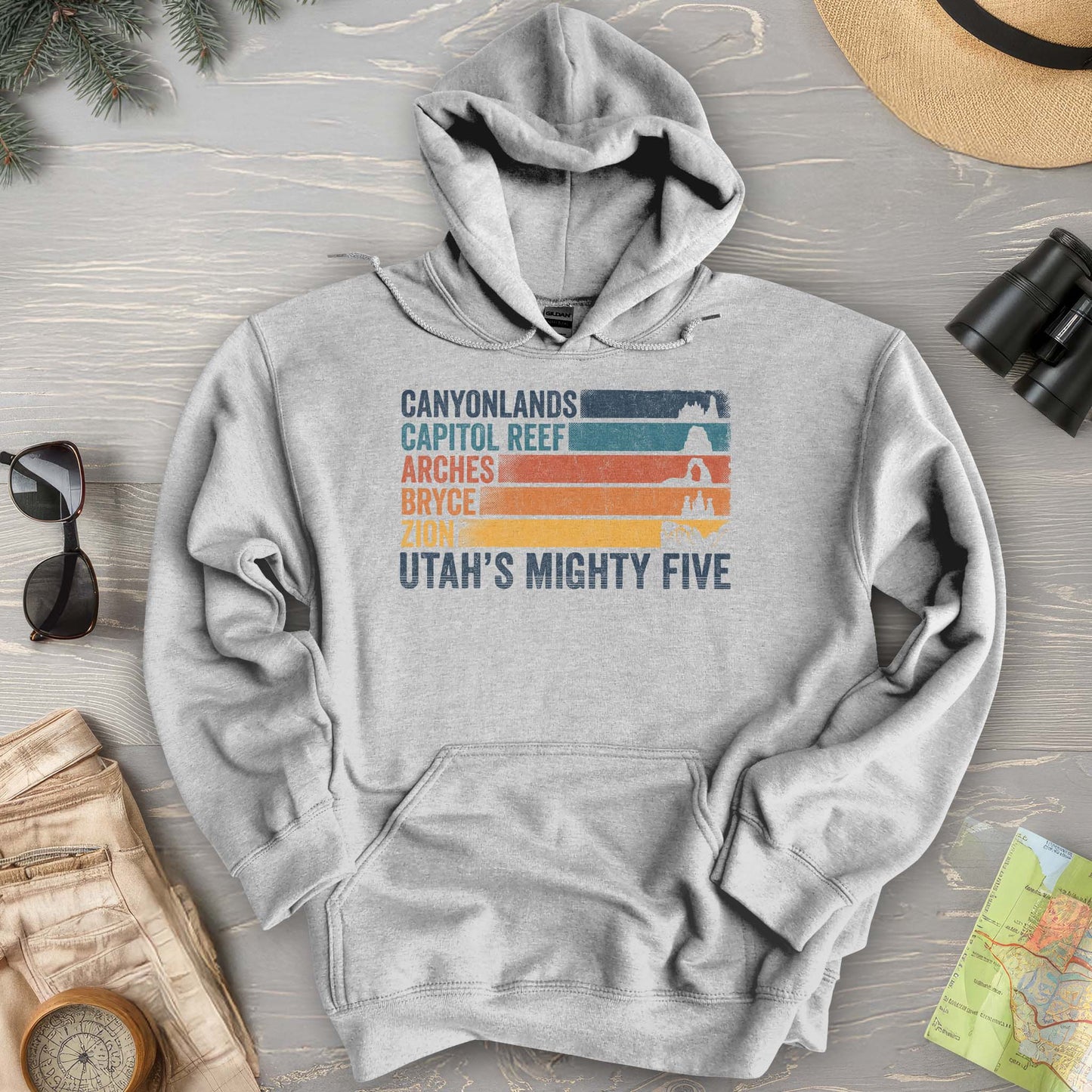 Utah's Mighty Five Stripes Hoodie