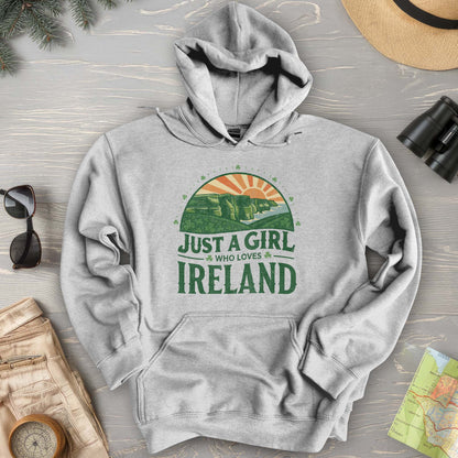Just a Girl Who Loves Ireland Hoodie