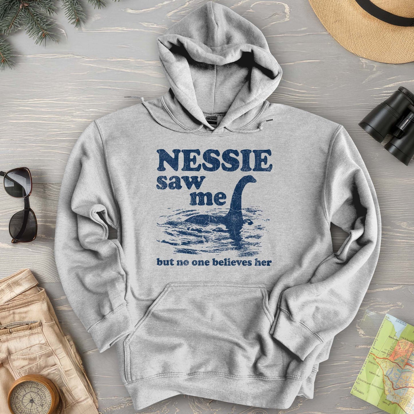 Nessie Saw Me Hoodie