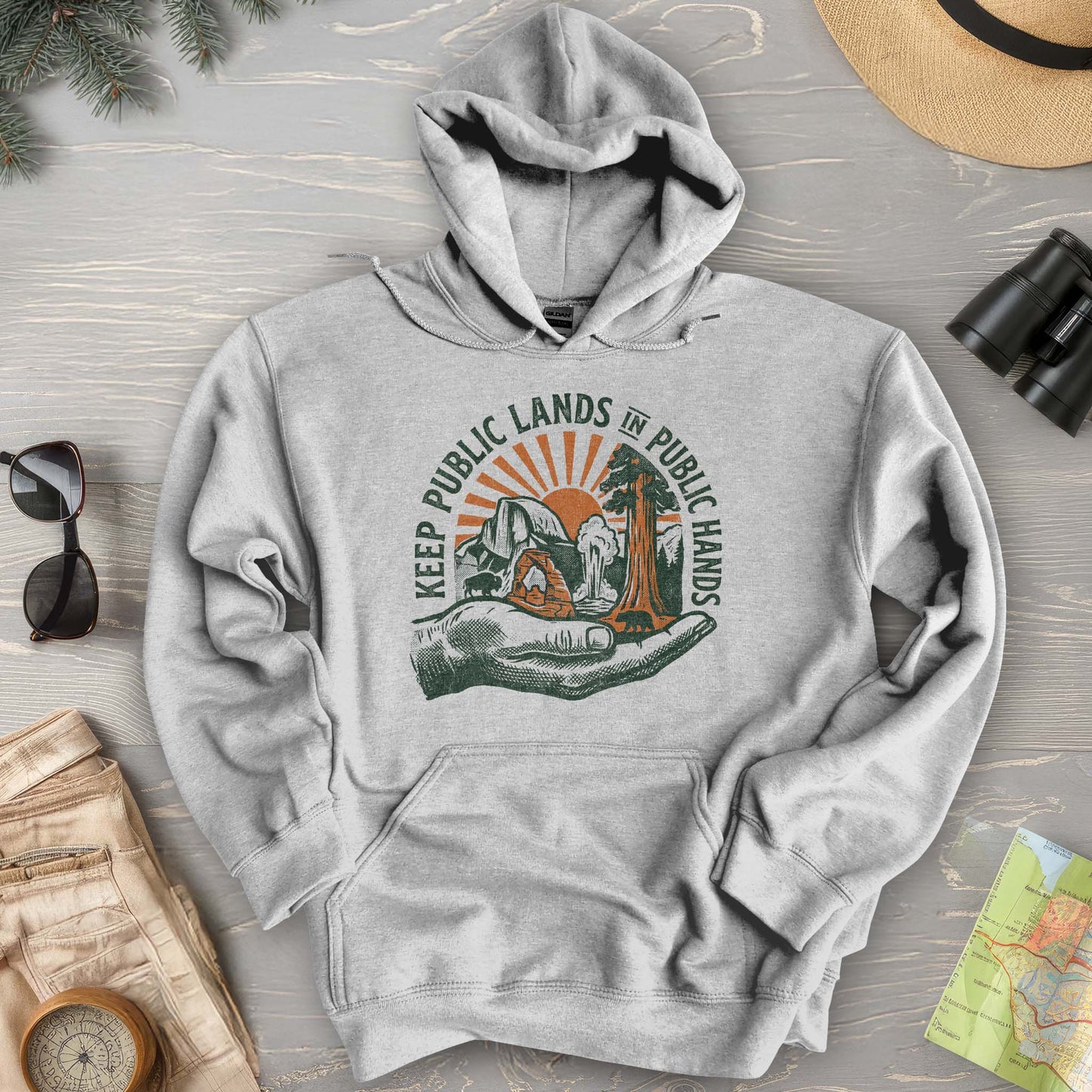 Public Lands Public Hands V1 Hoodie