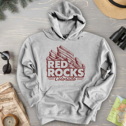 Red Rocks Vintage Hoodie