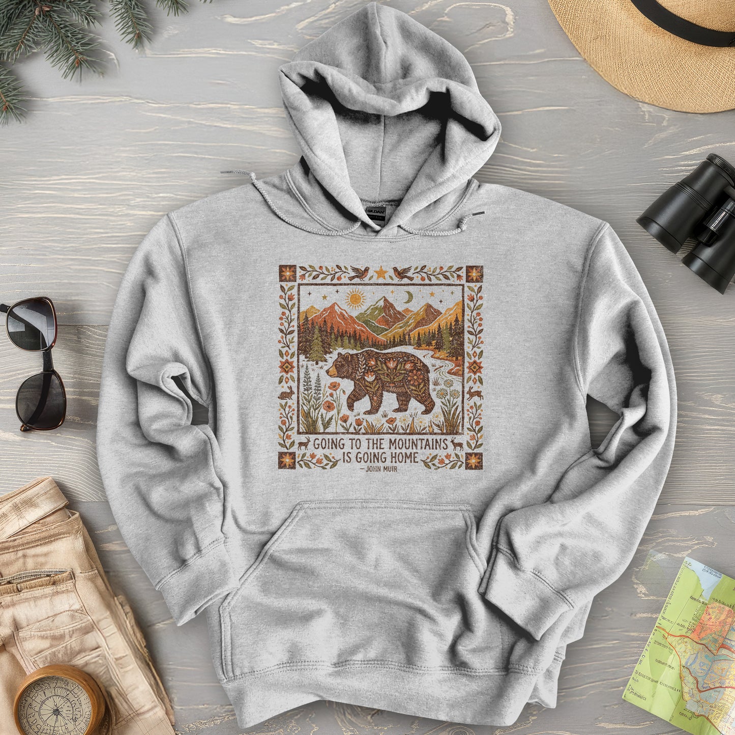 Going Home John Muir Hoodie