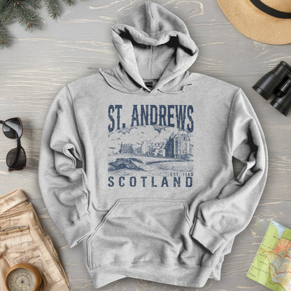 St. Andrews Scotland Sketch Hoodie