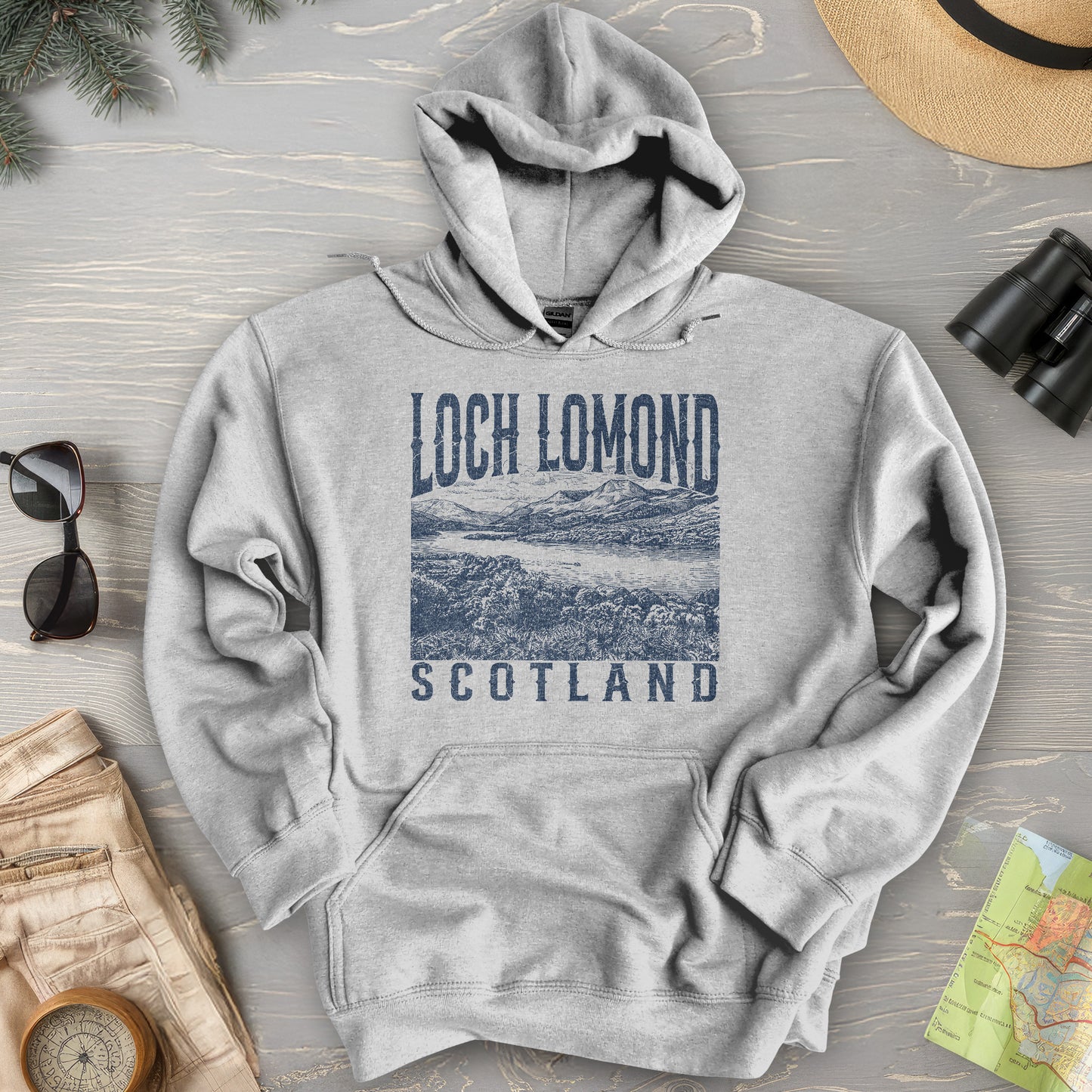 Loch Lomond Sketch Hoodie