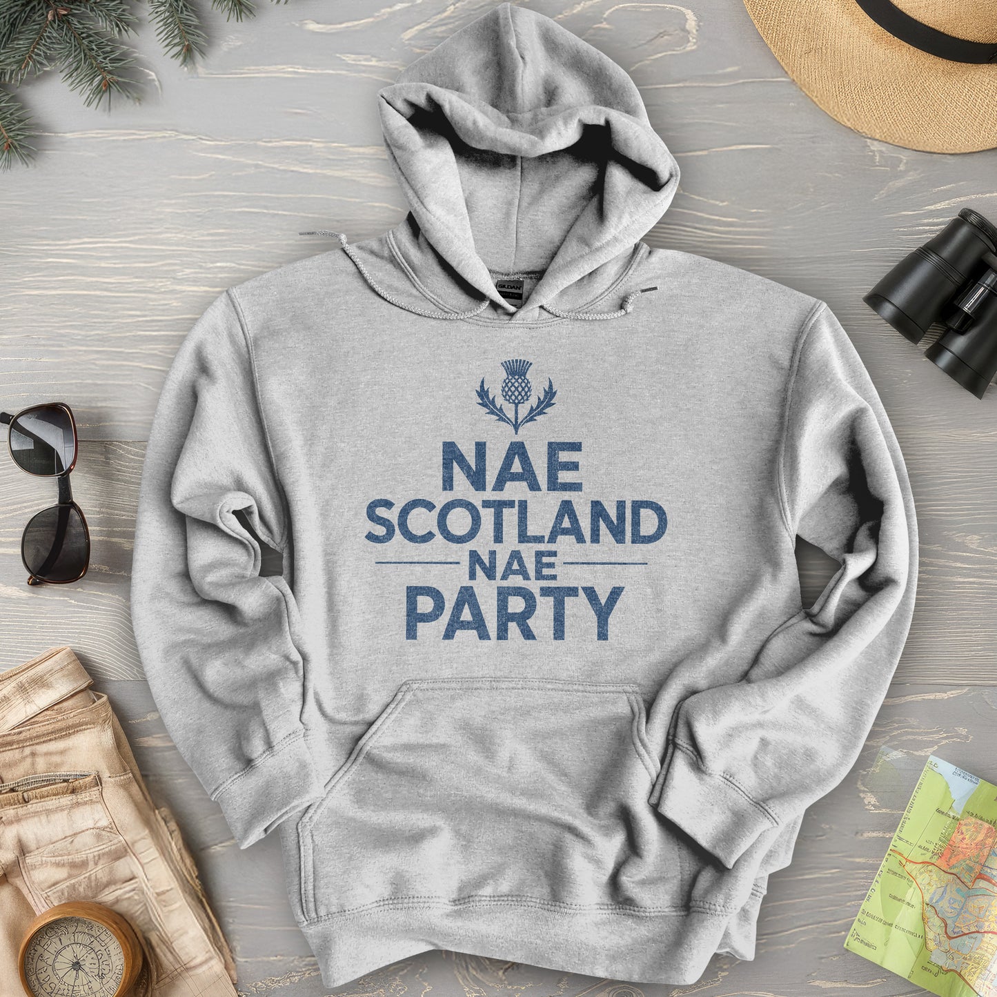 Nae Party Thistle Hoodie