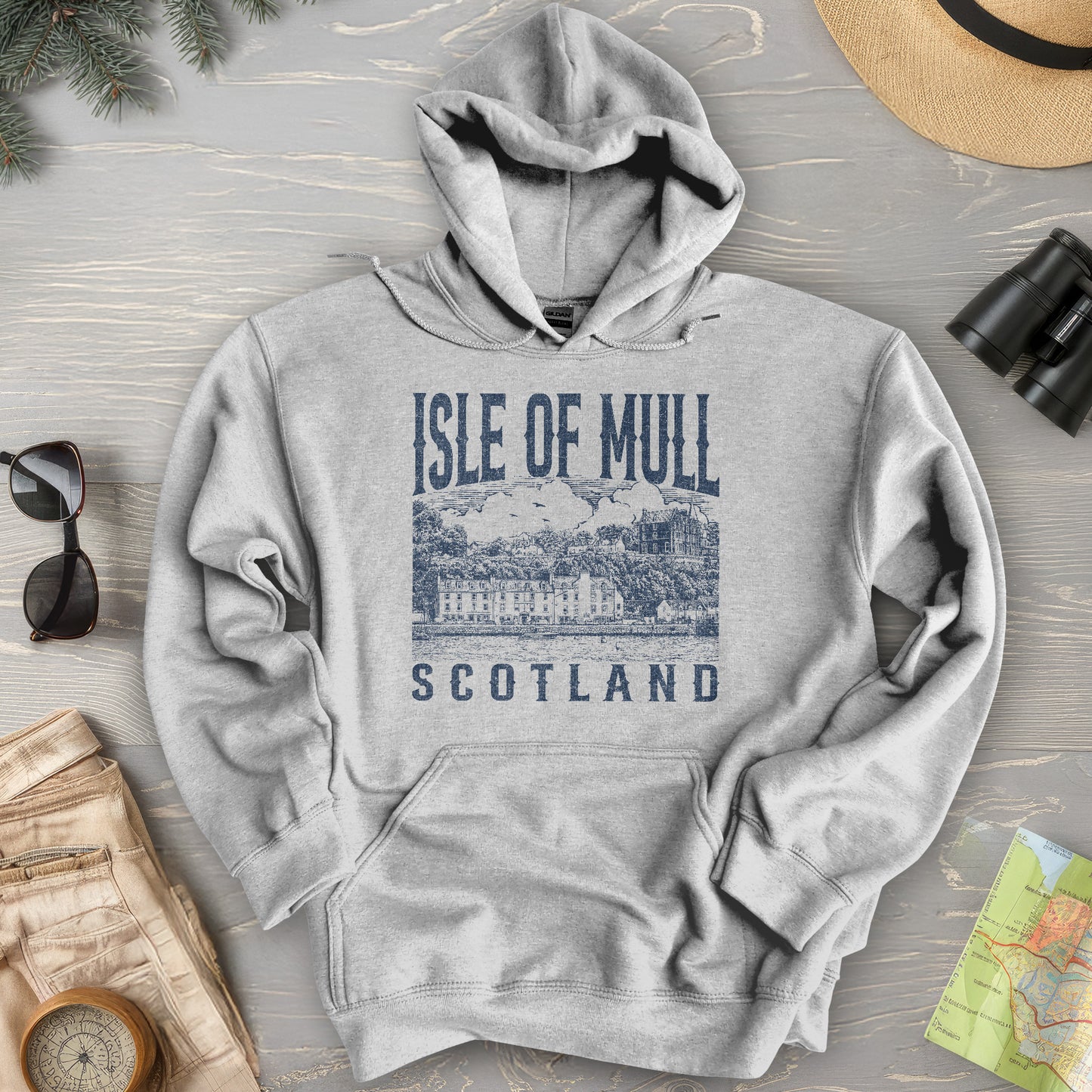 Isle of Mull Sketch Hoodie