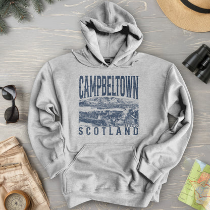 Campbeltown Scotland Sketch Hoodie