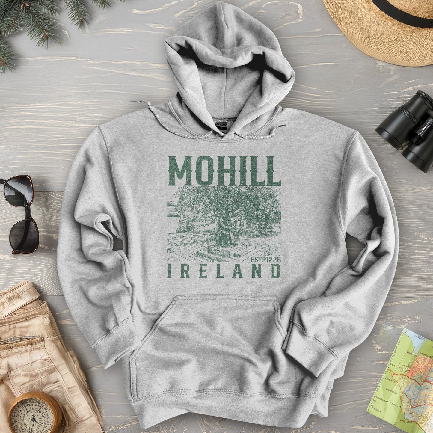 Mohill Ireland Sketch Hoodie