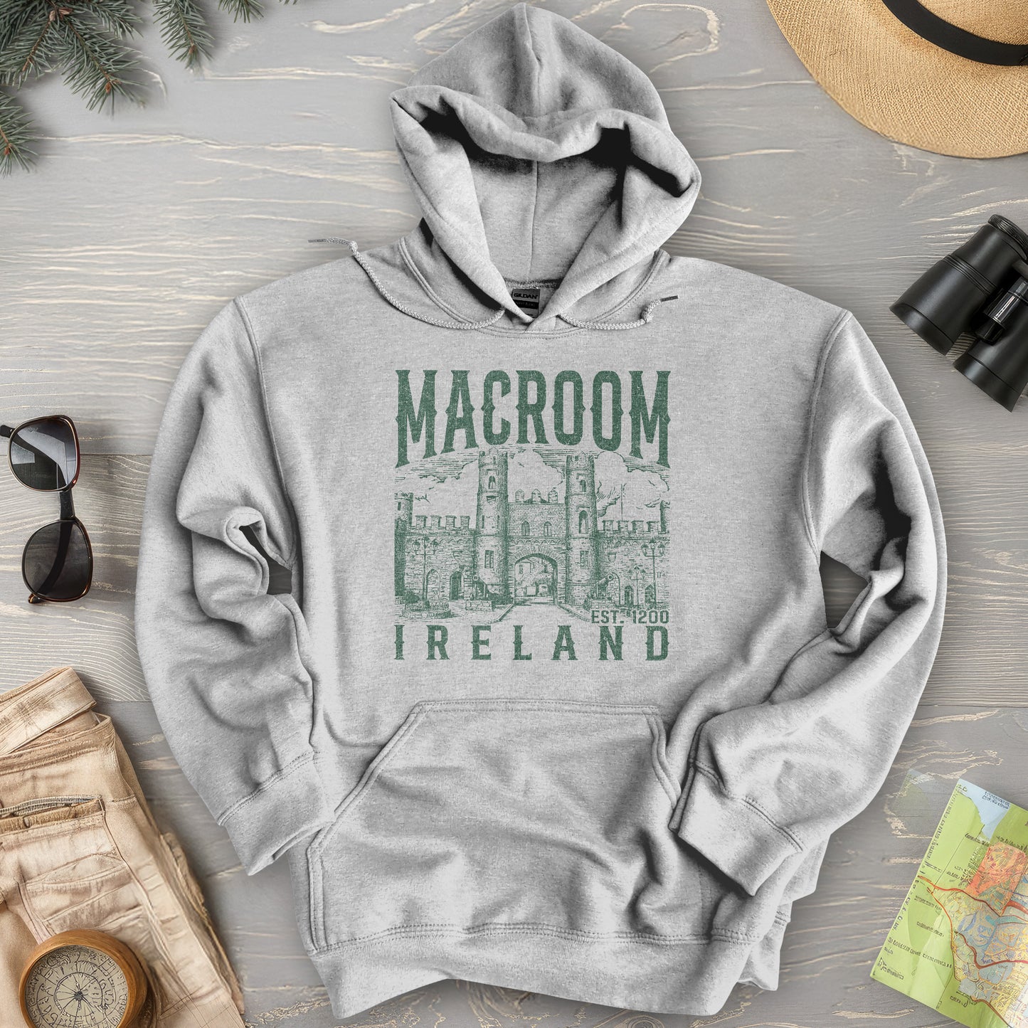 Macroom Ireland Sketch Hoodie