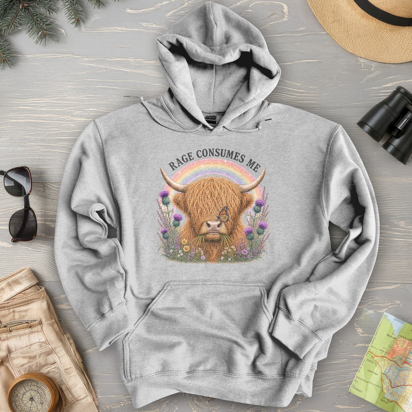 Raging Coo Rainbow Hoodie