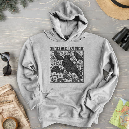 Crow Local Murder Hoodie