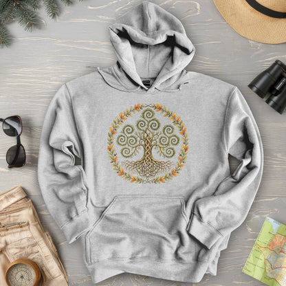 Triskele Tree Of Life Hoodie