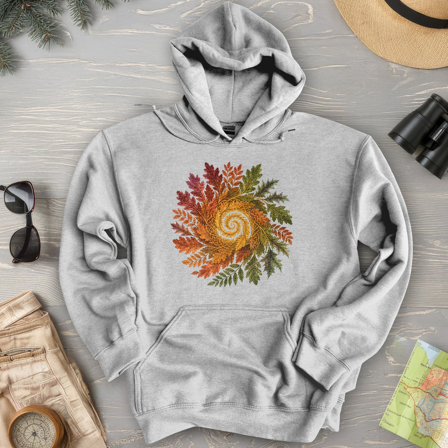 Autumn Spiral Hoodie