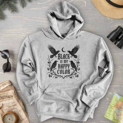 Crow Happy Color Hoodie