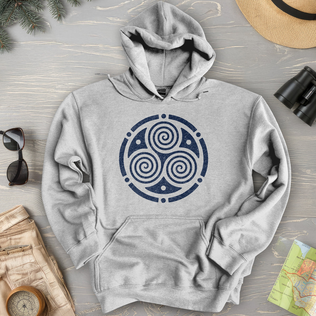 Triskele Circle Hoodie