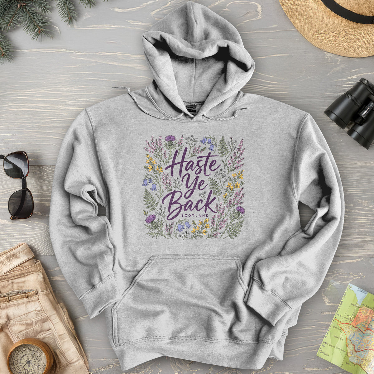 Haste Ye Back Scotland Hoodie